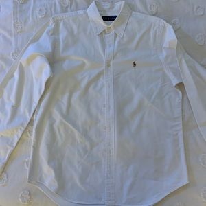 Ralph Lauren white button down shirt